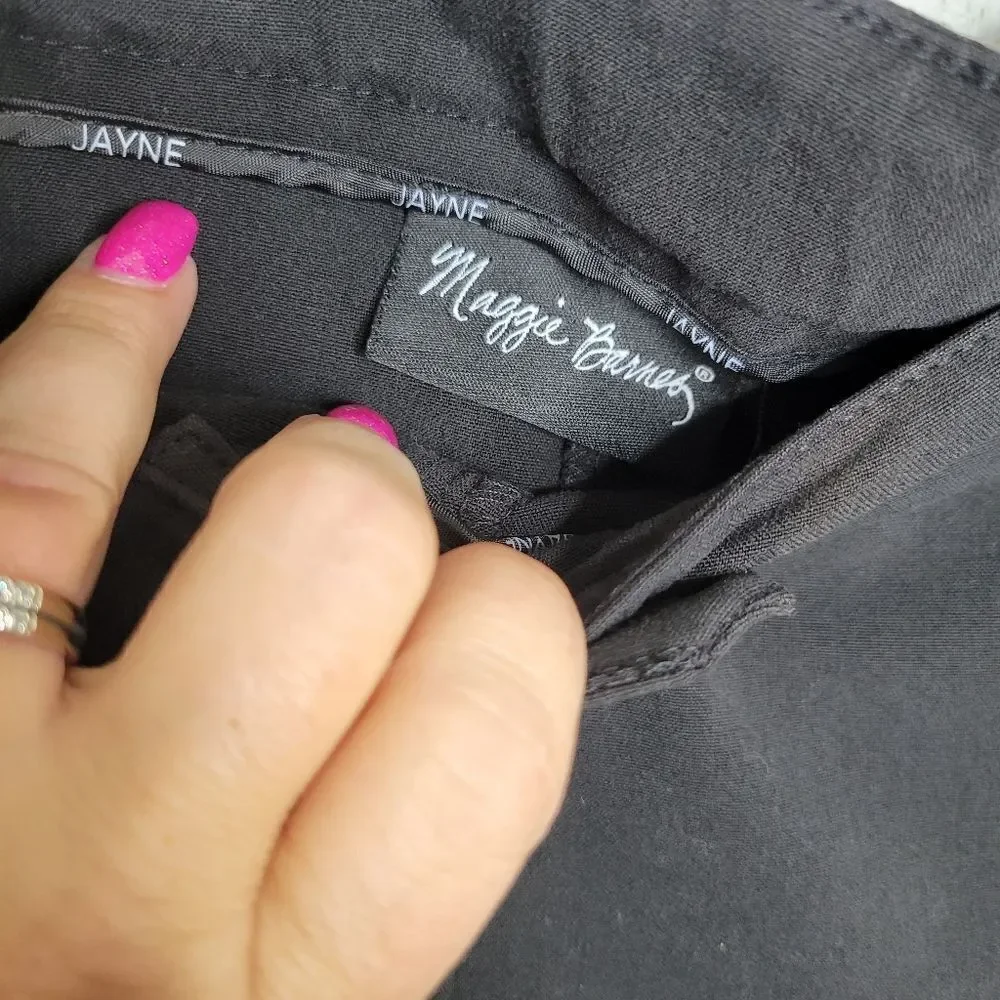 Maggie Barnes Black Dress Trousers - Picture 2 of 4